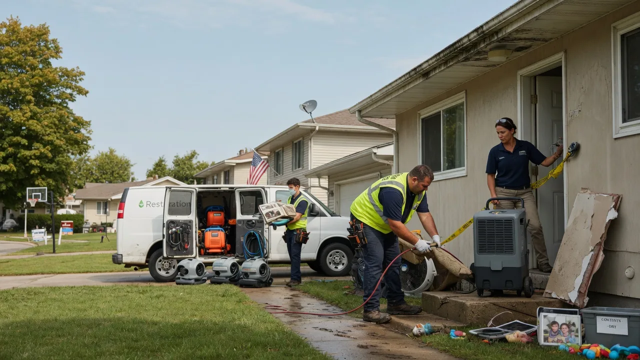 Water Damage Restoration in Woodstock, IL near me